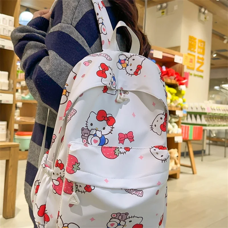 Nowy plecak szkolny Sanrio Kawaii moja melodia szkoły dziewczyny podstawowy kreskówka Anime lekka ochrona plecak na ramię prezenty dla dzieci