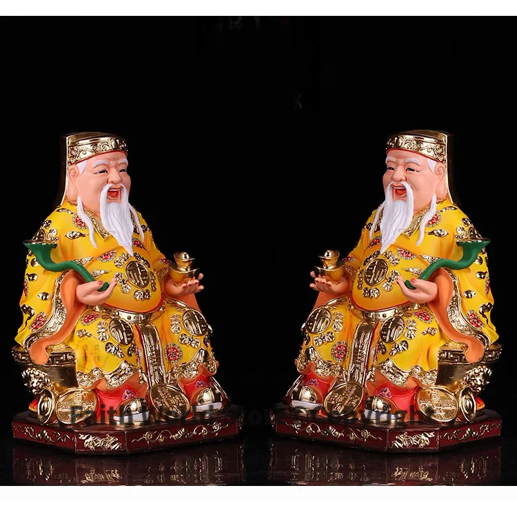 زوج عائلة آسيا العبادة فيتنام تايلاند إله الثروة الجشع جلب الثروة حسن الحظ بوذا زخرفة فنغ شوي فعالة #5