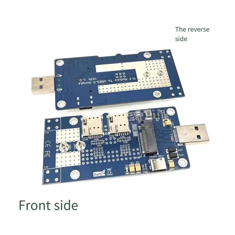 M51K-M. 2 NGFF Key B Card M. 2 To USB 3.0 Adapter+ EM7455 4G Module With Dual NANO SIM Card Slot Supporting 3G/4G/5G/LTE Modules