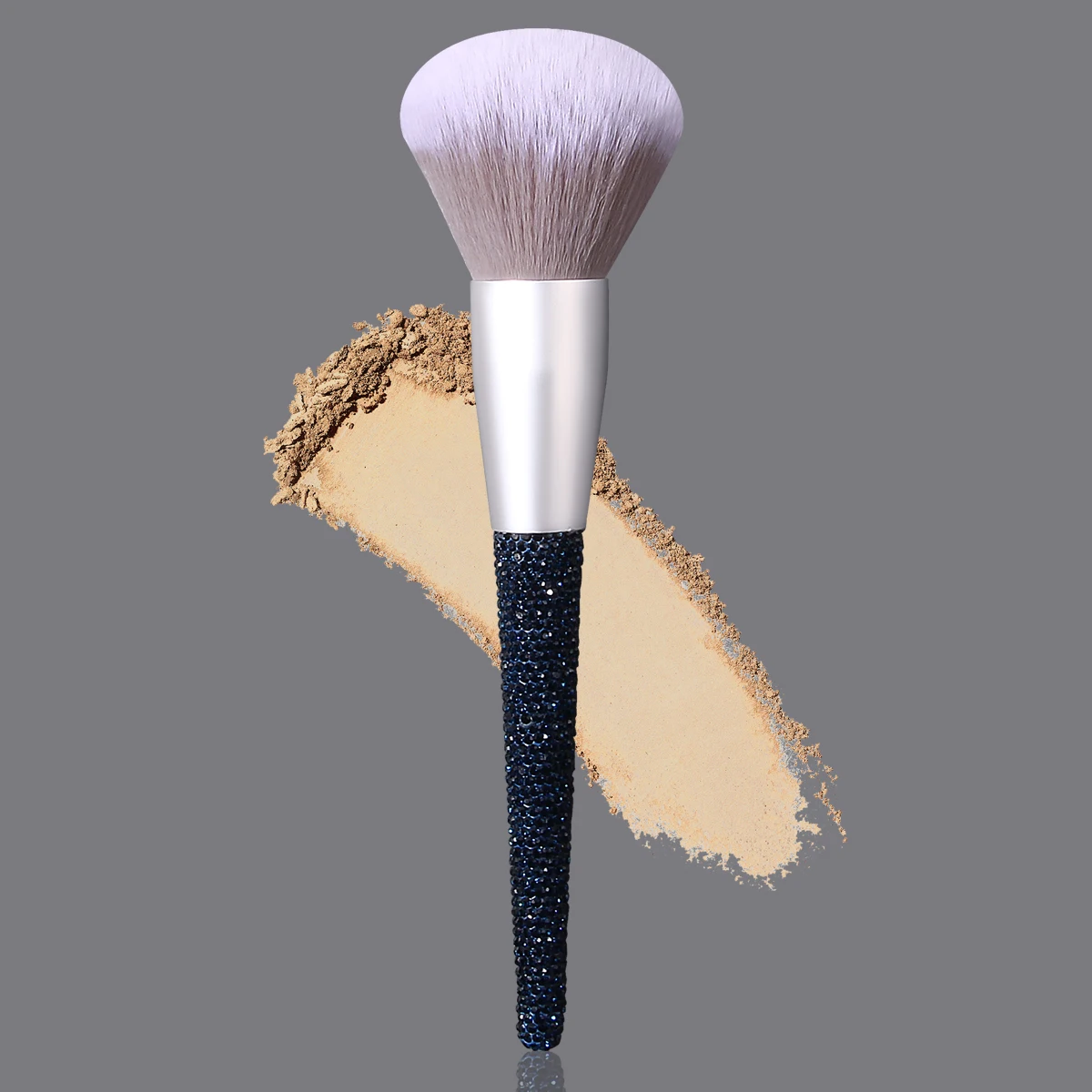 1 piece of diamond-handled soft loose brush blush brush contour brush, multi-purpose beginner professional makeup brush tool