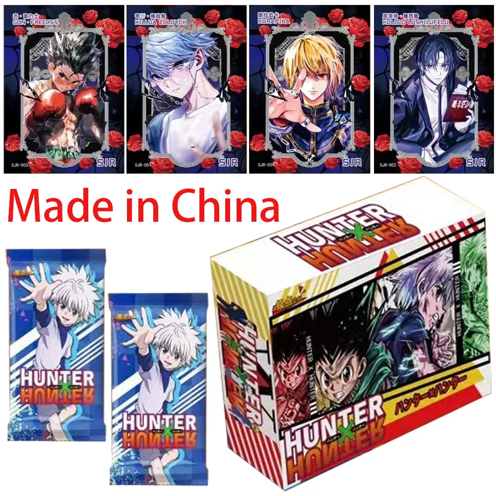 New Anime HUNTER×HUNTER Cards Rare Character BP SJR SKR Collection Card Box Children's Toy Gifts