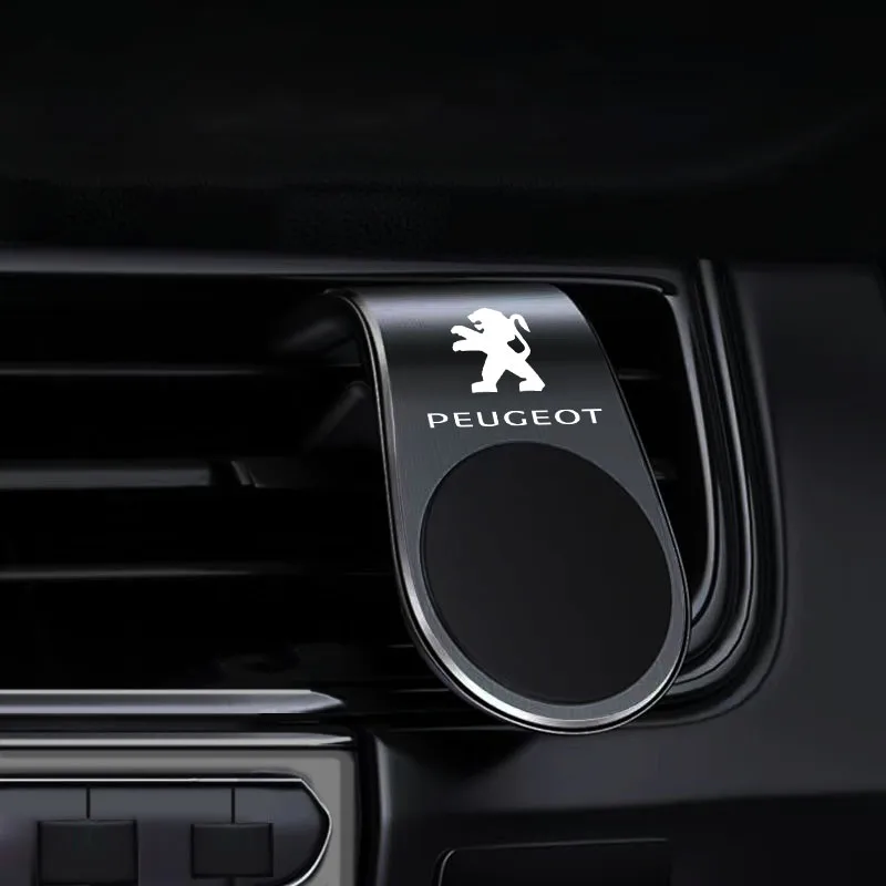 Magnetic Car L-Type Phone Holder Screen navigation Support For Peugeot RCZ 108 206 207 208 301 306 307 308 406 3008 Car Stickers