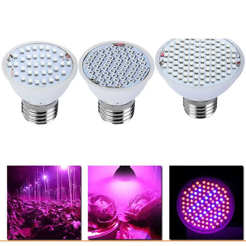 Phyto Lamp Full Spectrum LED Grow Light E27 E14 Plant Lamp Fitolamp For Indoor Seedlings Flower Fitolampy Grow Tent Box