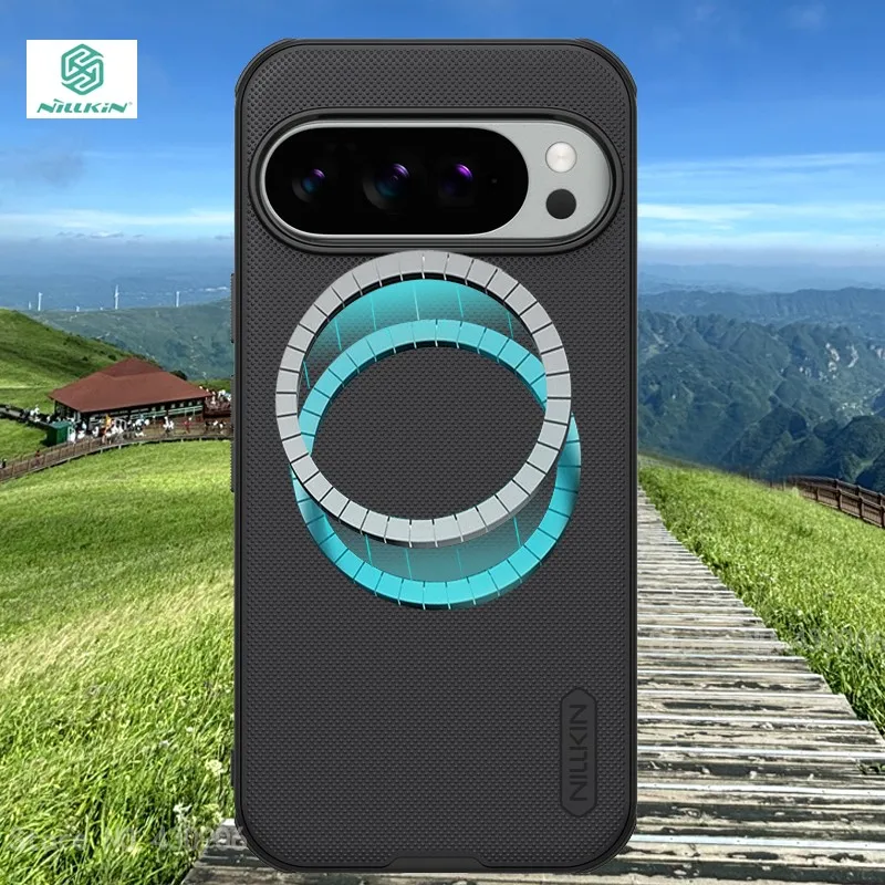 

For Google Pixel 10 Pro Case NILLKIN Fitted Case Magnetic Super Frosted Shield High Quality Matte PC Cover For Pixel 10