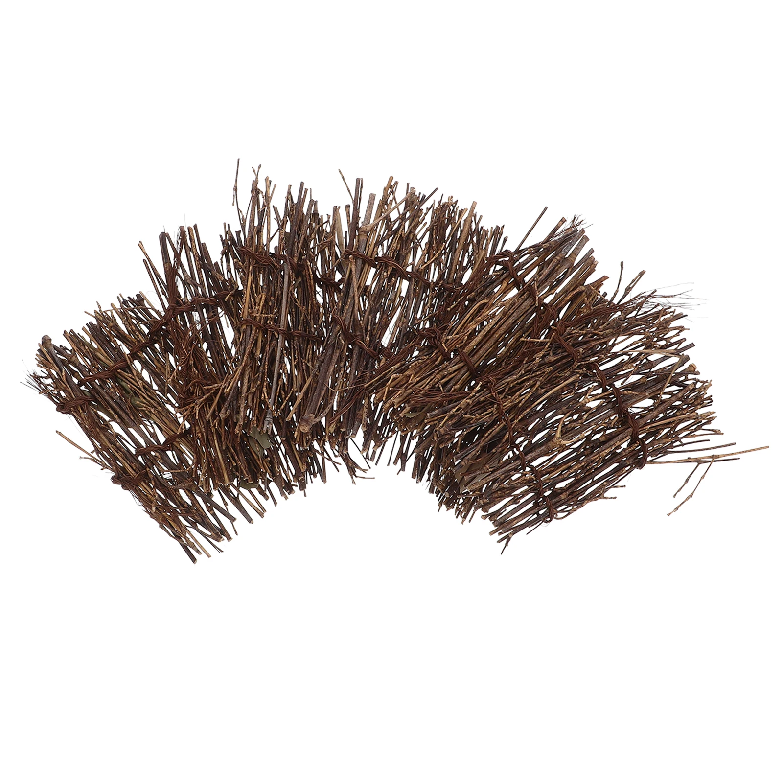 

6 Pcs Bamboo Sushi Arrangement Plate Retro Japanese Decor Sashimi Platter Fence Tray Dining Table Accessories Food Photography