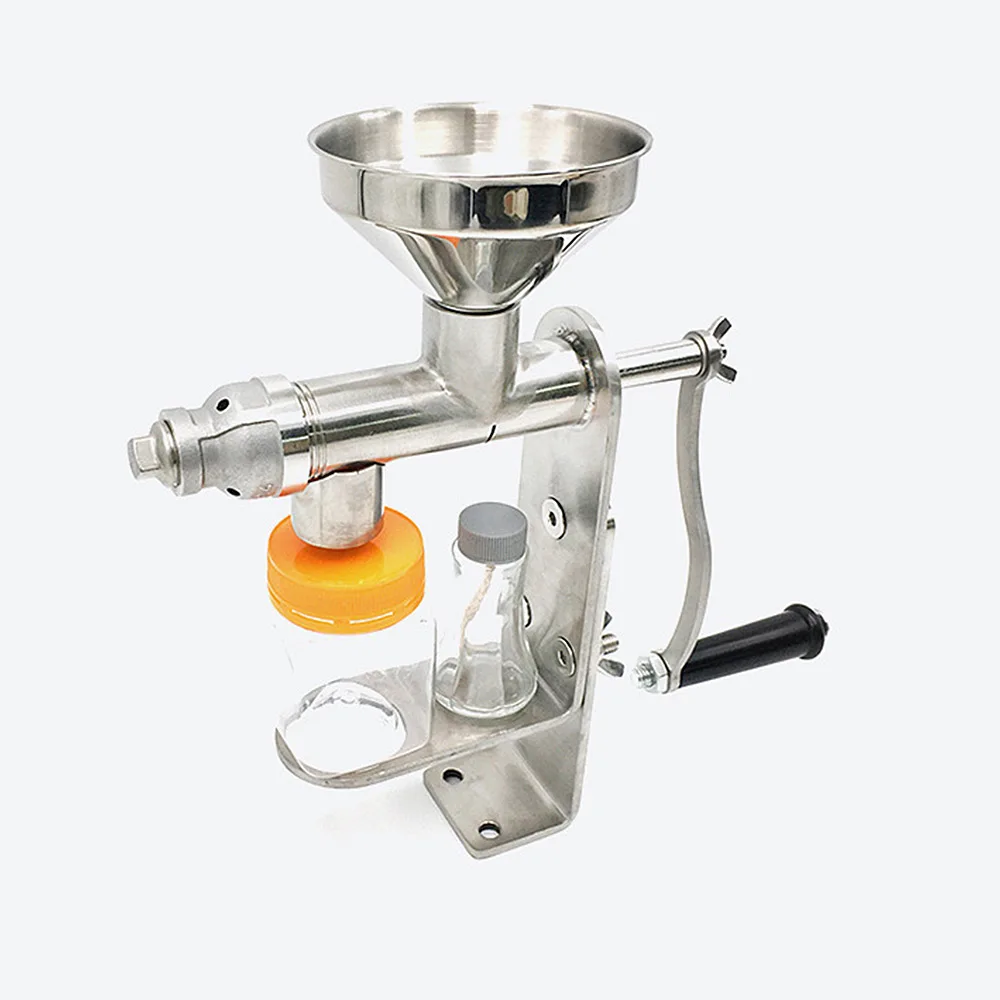 Manual Oil Presser Household Stainless Steel Multi-function Oil Pressing Machine Vegetable Rapeseed Small Sesame Oil Press