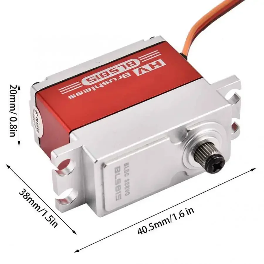 KST BLS815 Servo à engrenages métalliques haute tension sans balais pour hélicoptère 550-700