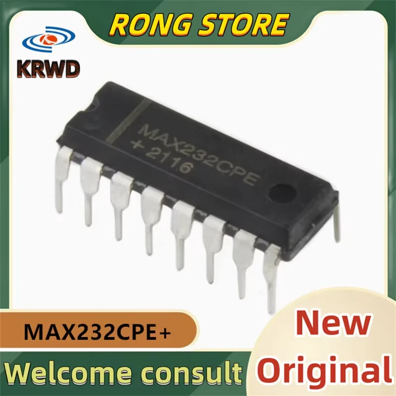 5PCS MAX232CPE New original MAX232CPE+ MAX232 DIP-16