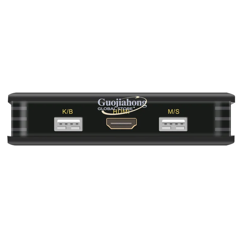 2Port KVM   Switch high definition   Switch, with USB keyboard and mouse sharing, keyboard screen cutting 1