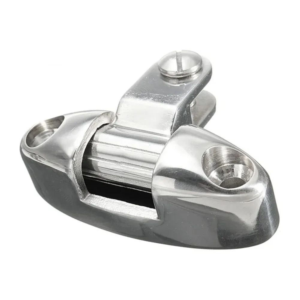 Side Mount Deck Hinge Swivel in 316 Stainless Steel for Bimini Tops Resistant Hardware for Marine Applications