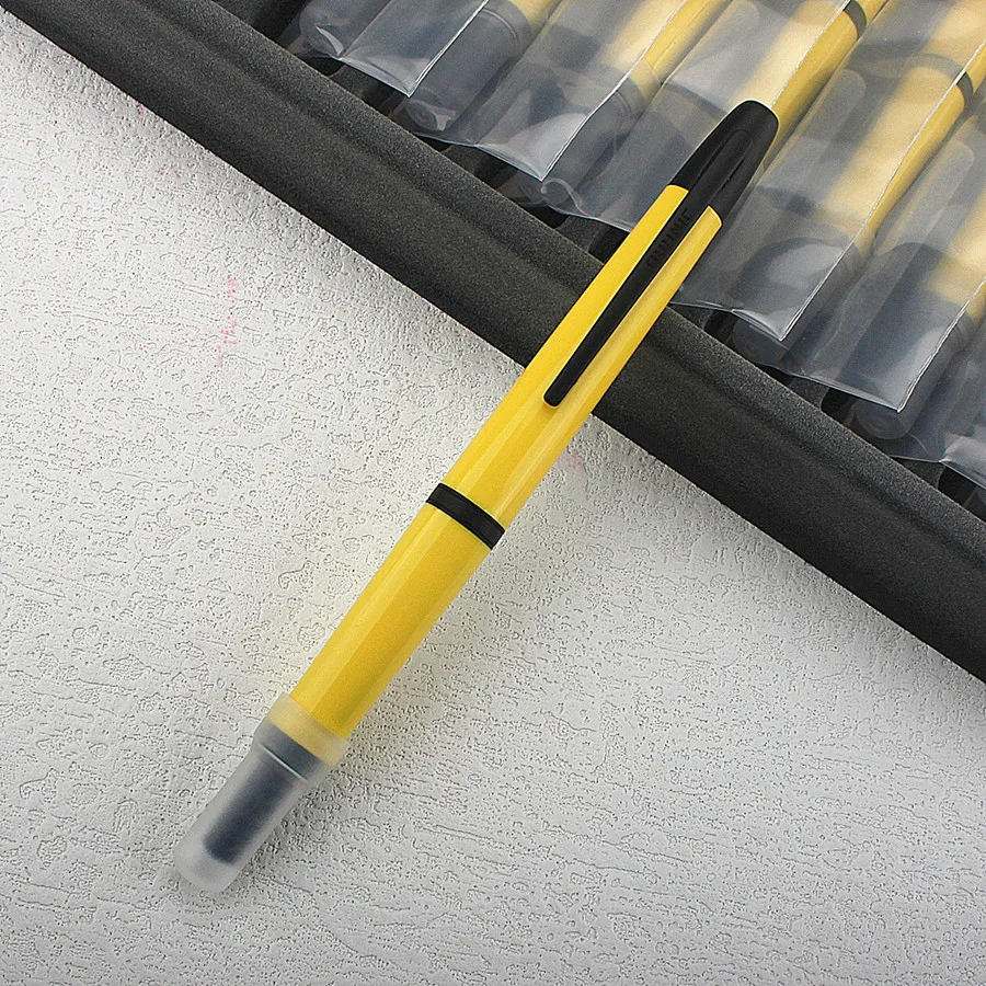 قلم حبر ناعم JINHAO 20 قابل للسحب EF F Nib قلم حبر كتابة أسود شفاف مع محول اللوازم المكتبية المدرسية