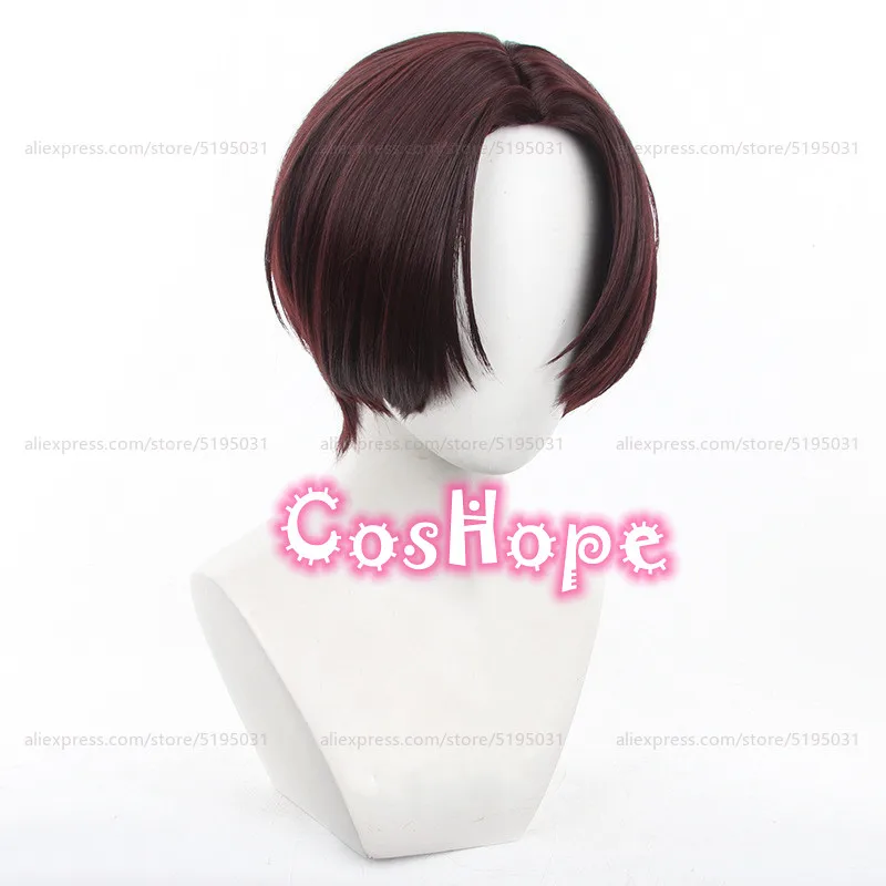 Hayato suo cosplay perücke unisex 30cm kurzes haar rotbraun perücke cosplay anime cosplay perücken hitze beständige synthetische perücken