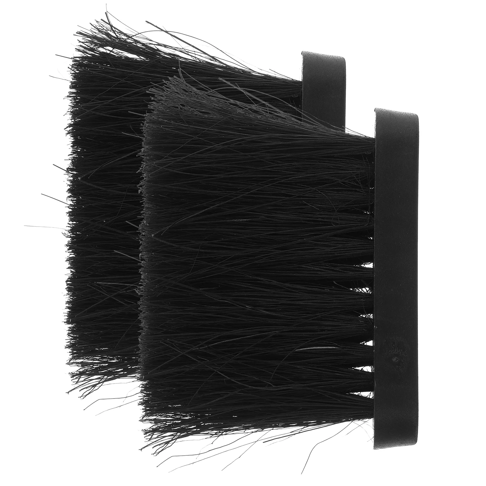 

2 Pcs European Style Fireplace Cleaning Brush Duster Broom Replacement Sisal Bench Parts