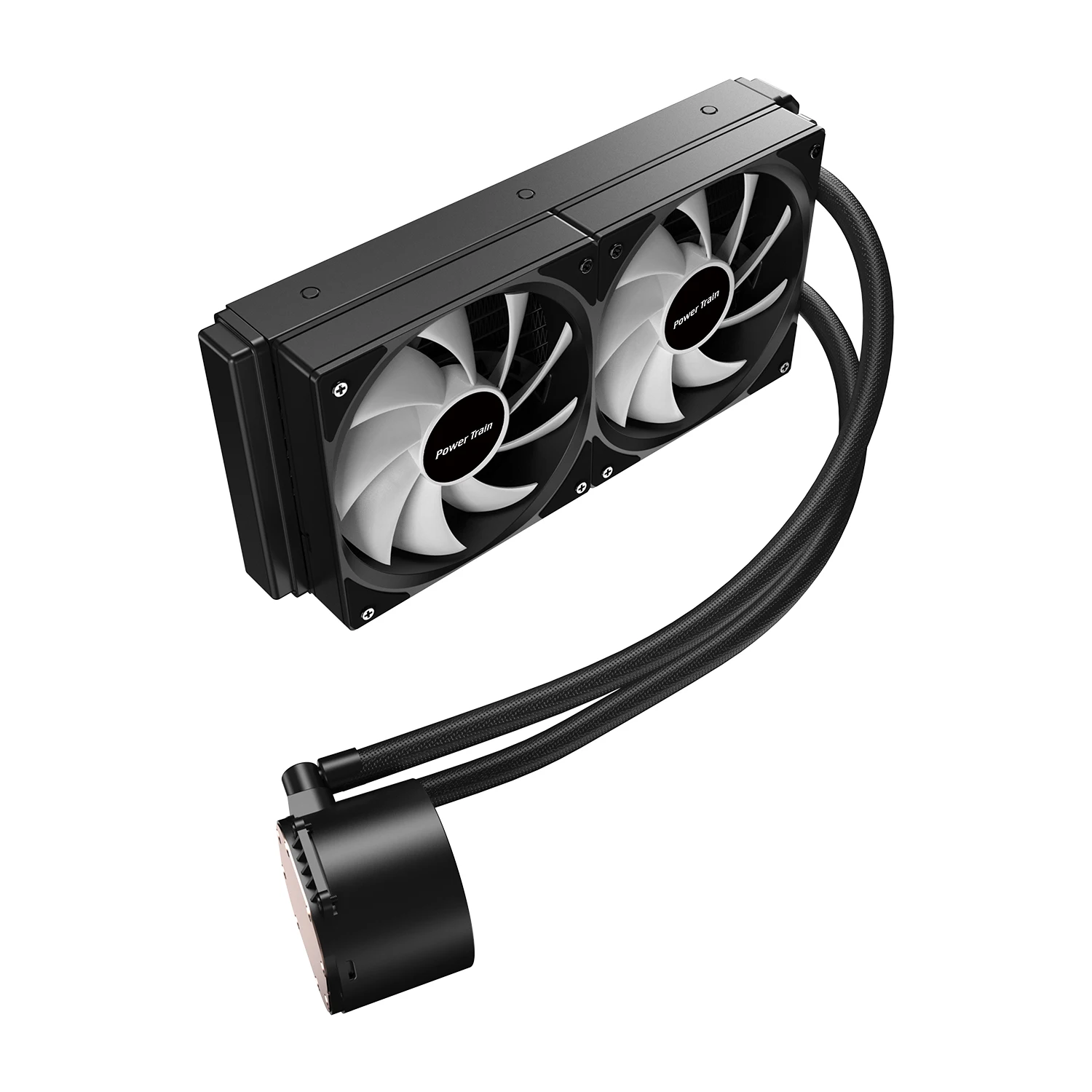 2025 Hot Koop Power Train 240 Mm Koperen Heatsink Rgb Fan Pc Waterkoeling Kit Vloeibare Cpu Waterkoeler voor Gaming Computer Gevallen f