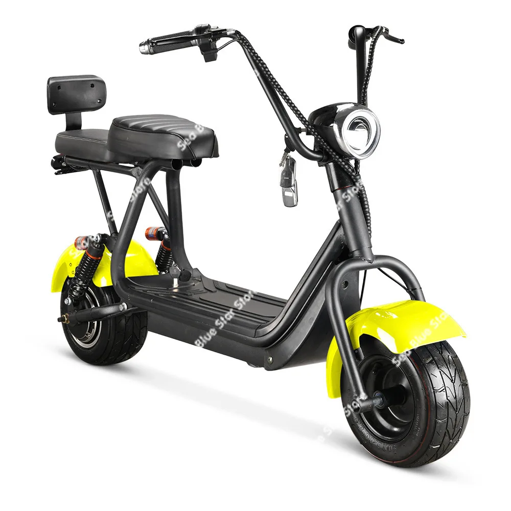 Electric vehicle adult two-wheeled small folding scooter electric bicycle pedal mini scooter