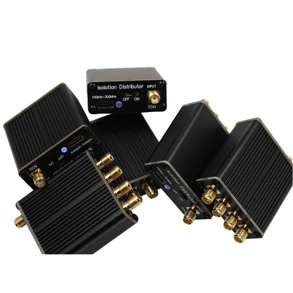 Active RF Isolated Distributor SDR GPSDO Signal Source Isolation Distributor for RF Signal Radio Antenna