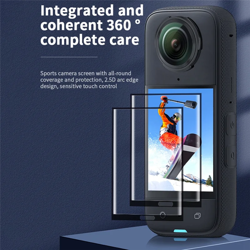 A29F-For Insta360 X4 Screen Protector Tempered Glass Film Protective For Insta 360 X4 Action Camera Accessories