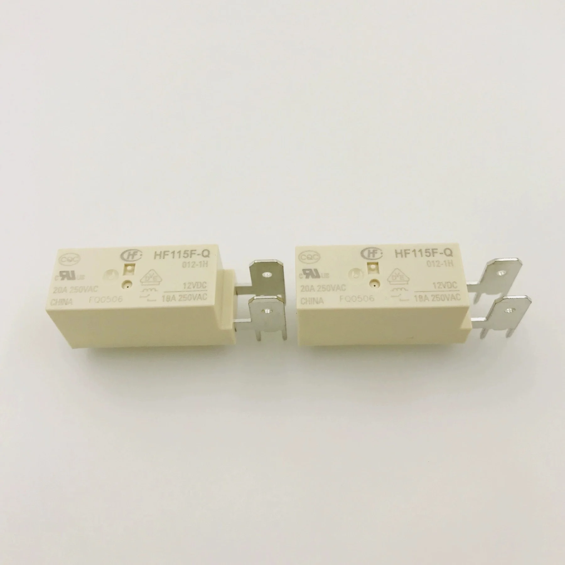 Hongfa Relay HF115F-Q-012-1H 12VDC One set Normally Open 20A250VAC Vertical Structure