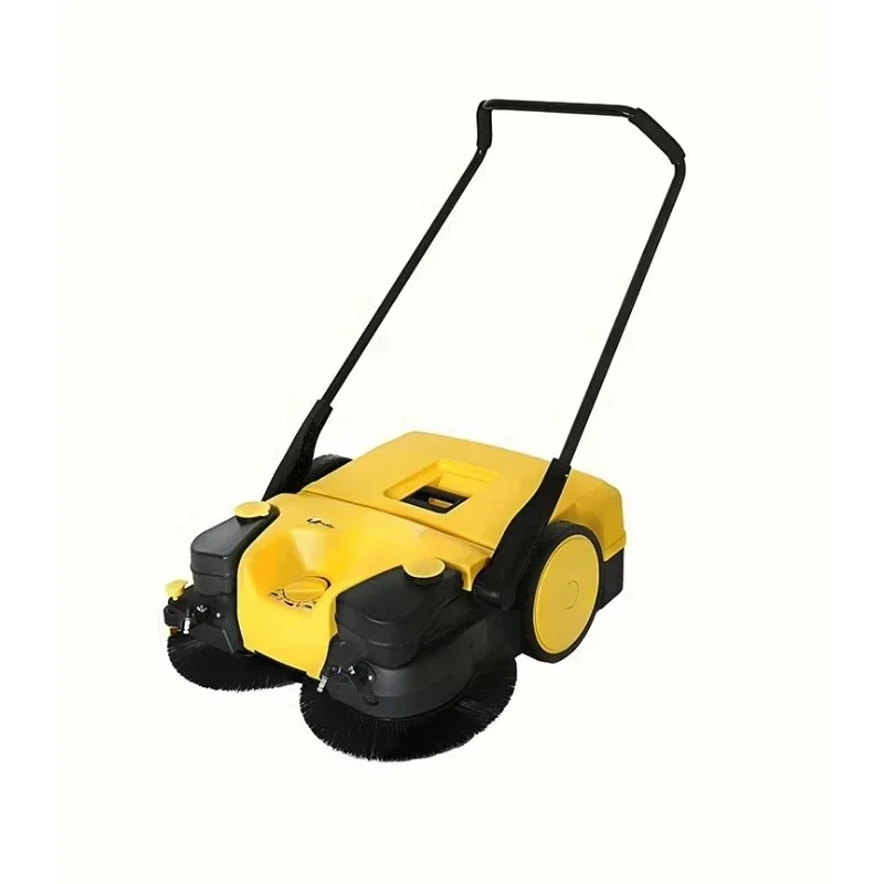 Rechargeable cordless outdoor broom for cleaning driveway patios and artificial grass