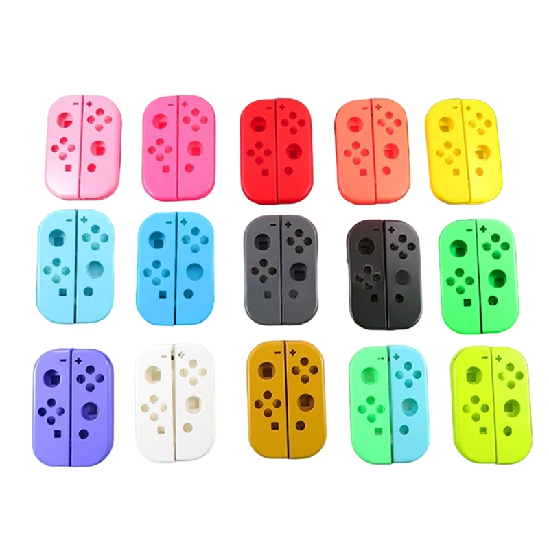 1 Set Colorful Plastic Left Right Handle Shell For Switch JoyCon NS NX Controller Replacement Repair Kit DIY Handle Case Cover