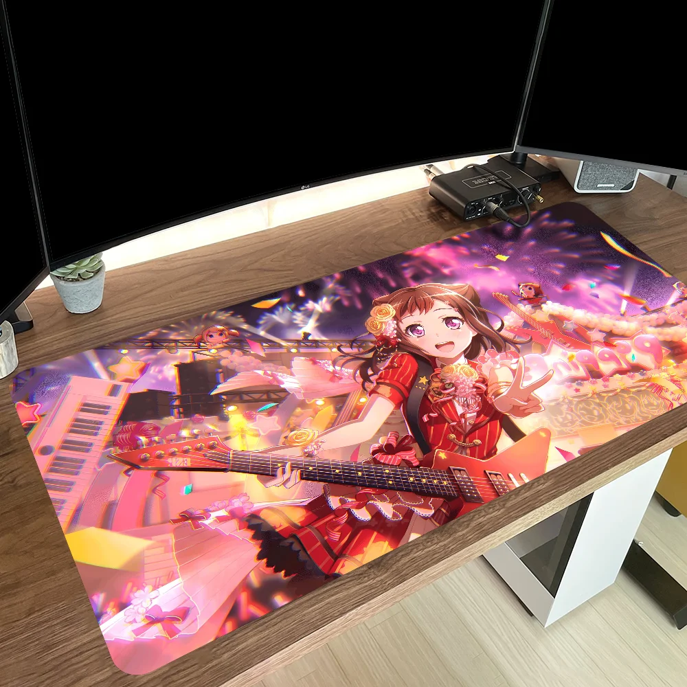 1pc BanG Dream! Non-slip Mouse Pad Suitable For Office Computers Laptops E-sports Game Desk Mats XXL Keyboard