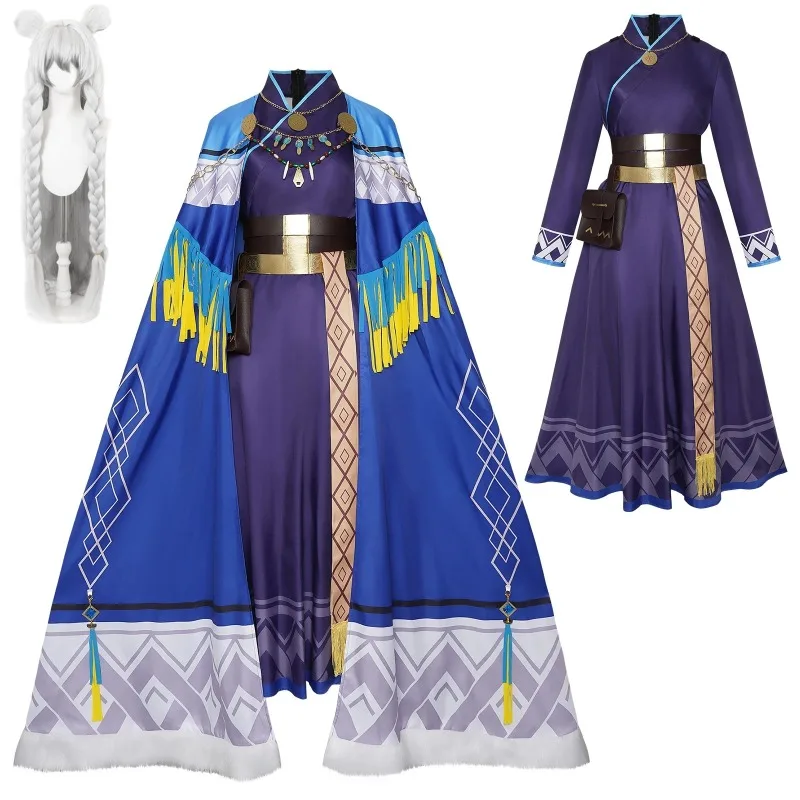 

Snowsant Arknights Cosplay Costume Alter Holy Snow Game Character Outfit Stage Performance Dress For Women Convention
