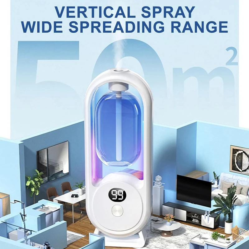 Intelligent Digital Display Aromatherapy Machine Automatically Sprays Fragrance With Ambient