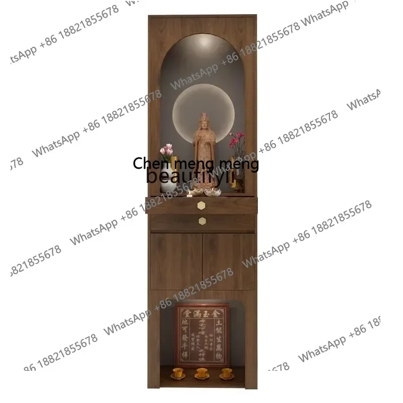 D178  Y Bodhisattva table, god worship cabinet, shrine cabinet, Buddhist niche, landlord altar cabinet