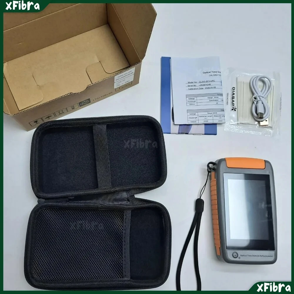 

80KM Fiber Optic OTDR Tester - Integrated Power Meter, Light Source & VFL