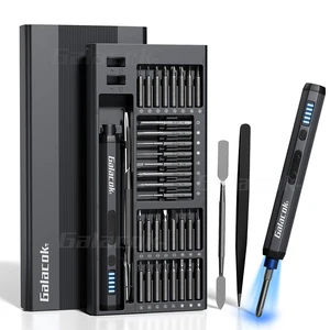 68/76 IN 1 Precision Electric Screwdriver Set 5 Levels Adjustable Comes Fill Light Professional Mobile Phone IPad Repair Tool