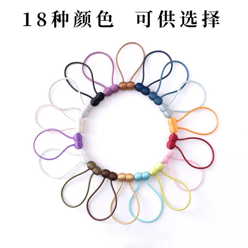 Polyester Magnetic Curtain Tieback Holder, Buckle Clip, Decorative Home Accessory, Tie Ring Buckle, 2 Pcs