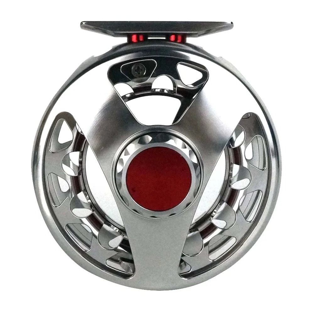 

CNC Aluminum Multi Nano Carbon Discs Saltwater Proof Large Arbor Fly Reel Stream & River Left Hand CNC-NVIS-UY (B05)