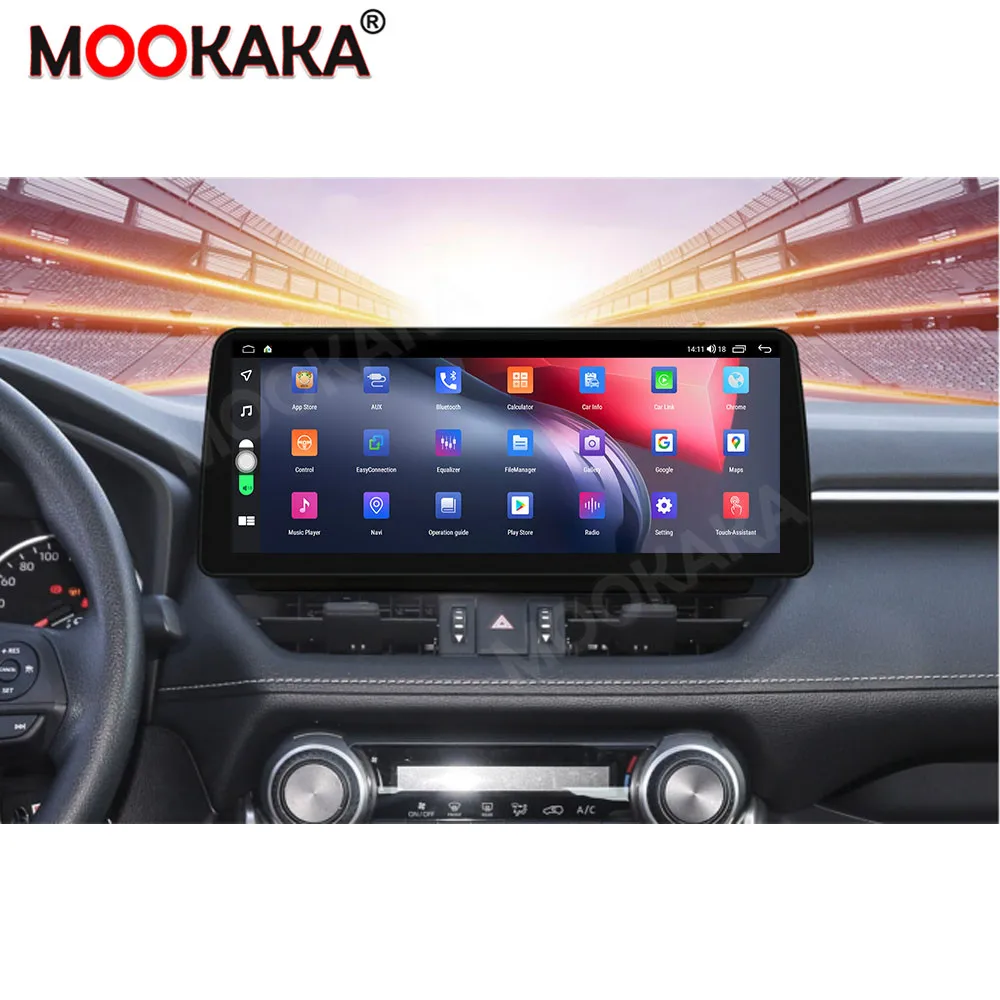Digital Dashboard Panel For Toyota RAV4 2017 2018 2019 2020 Virtual Instrument Cluster Cockpit LCD Speedometer Multimedia GPS