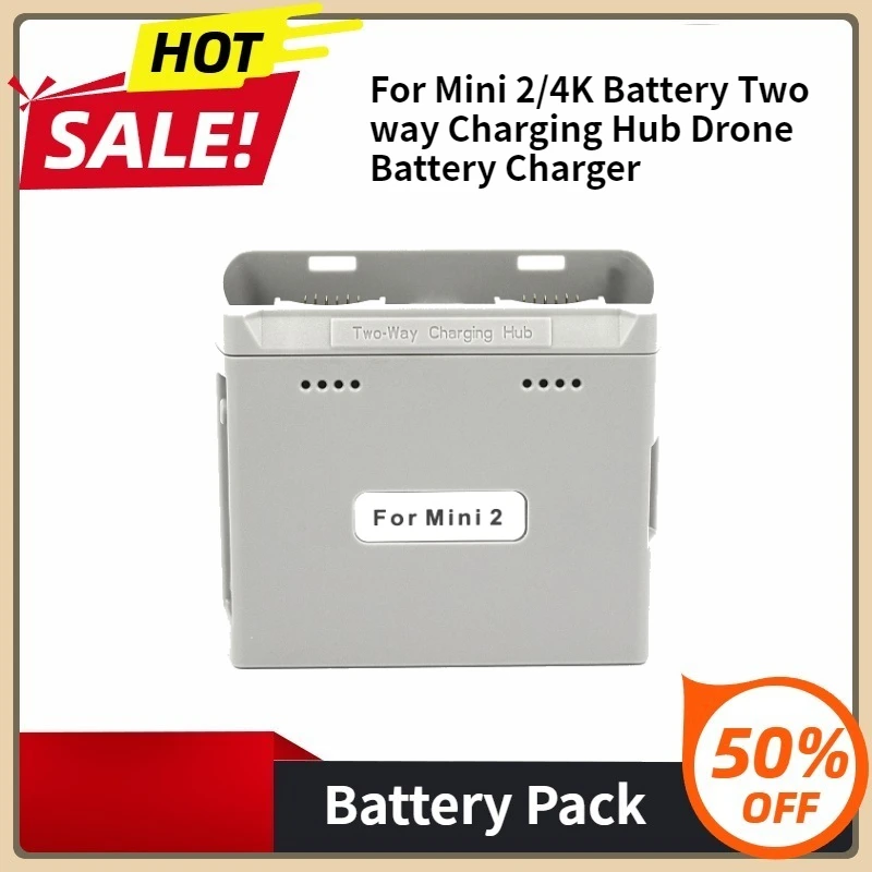 

Compatible with Mini 2 4K Series Drone Accessories for Mini 2/4K Battery Two Way Charging Hub Drone Battery Charger