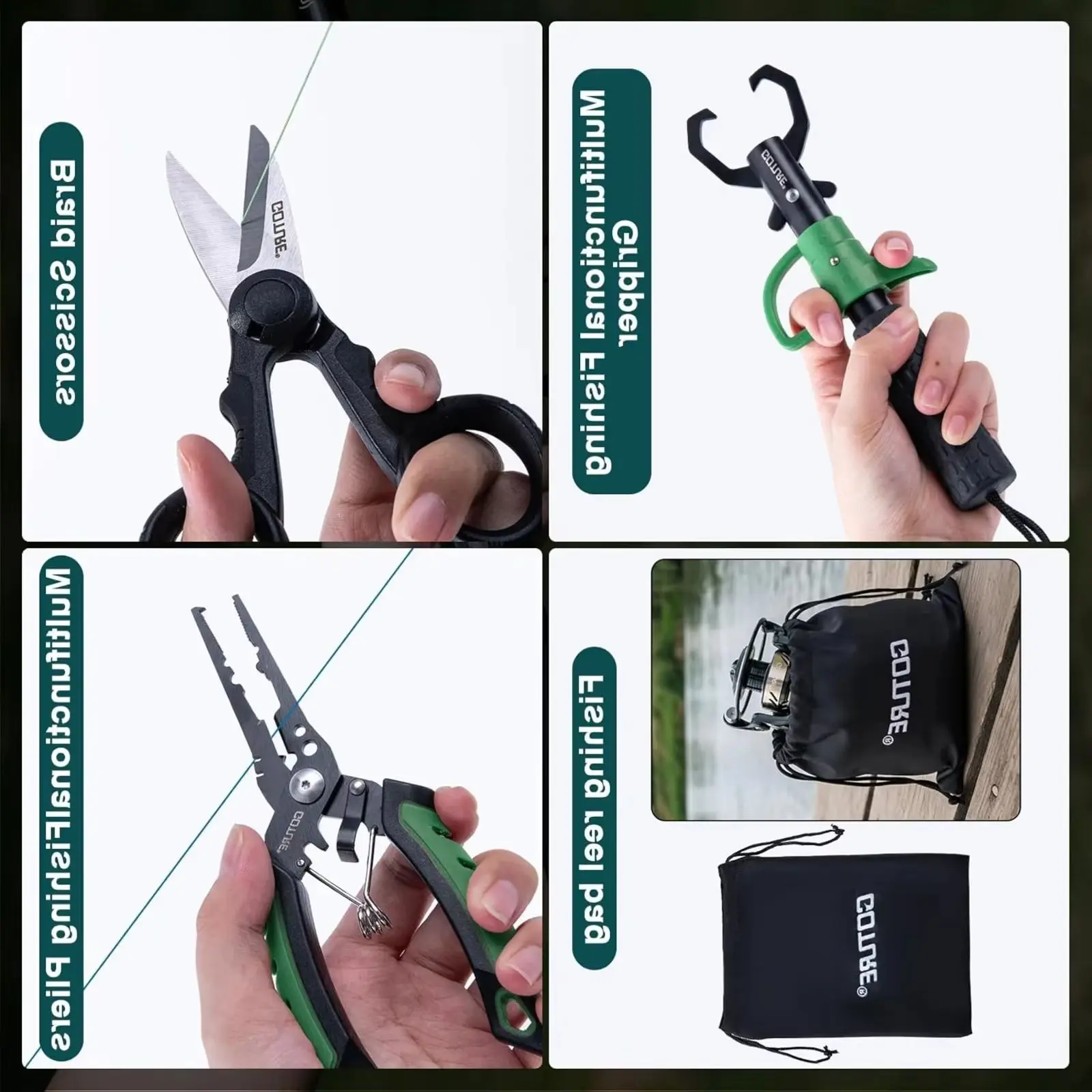 2pcs Fishing Rod Reel Combos set Carbon Fiber Telescopic Fishing Pole with Tackle Combo Sea Saltwater Freshwater Kit
