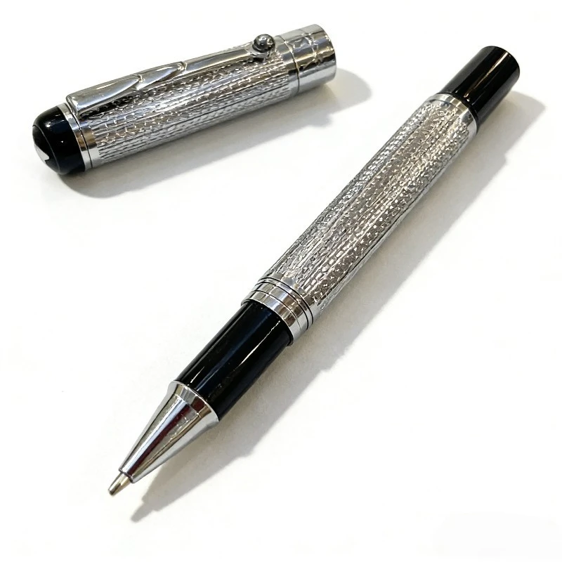 Fashion Color Metal Mon Ball Pen Original Iridium 2026mbs Fountain Pen Student Practice Calligraphy Cute Silver Black 0.7mm Core