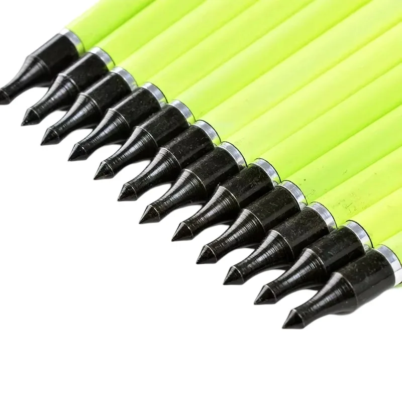 Spine500 Carbon Arrow Bolts for Recurve & Compound Bows Archery Hunting 30 Inch Glow-in-the-Dark Yellow Shaft 6/12pcs