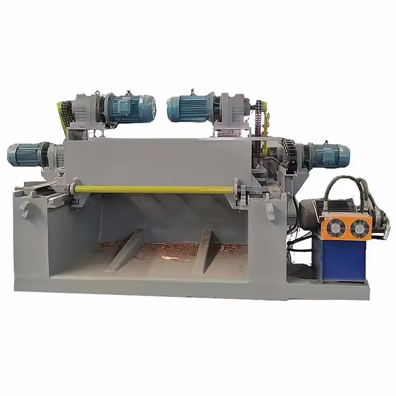 Automatic Rotary Peeling Veneer Wood Debarkers Plywood Rotary Debarker Peeling Machine Rough Wood Peeling Machine