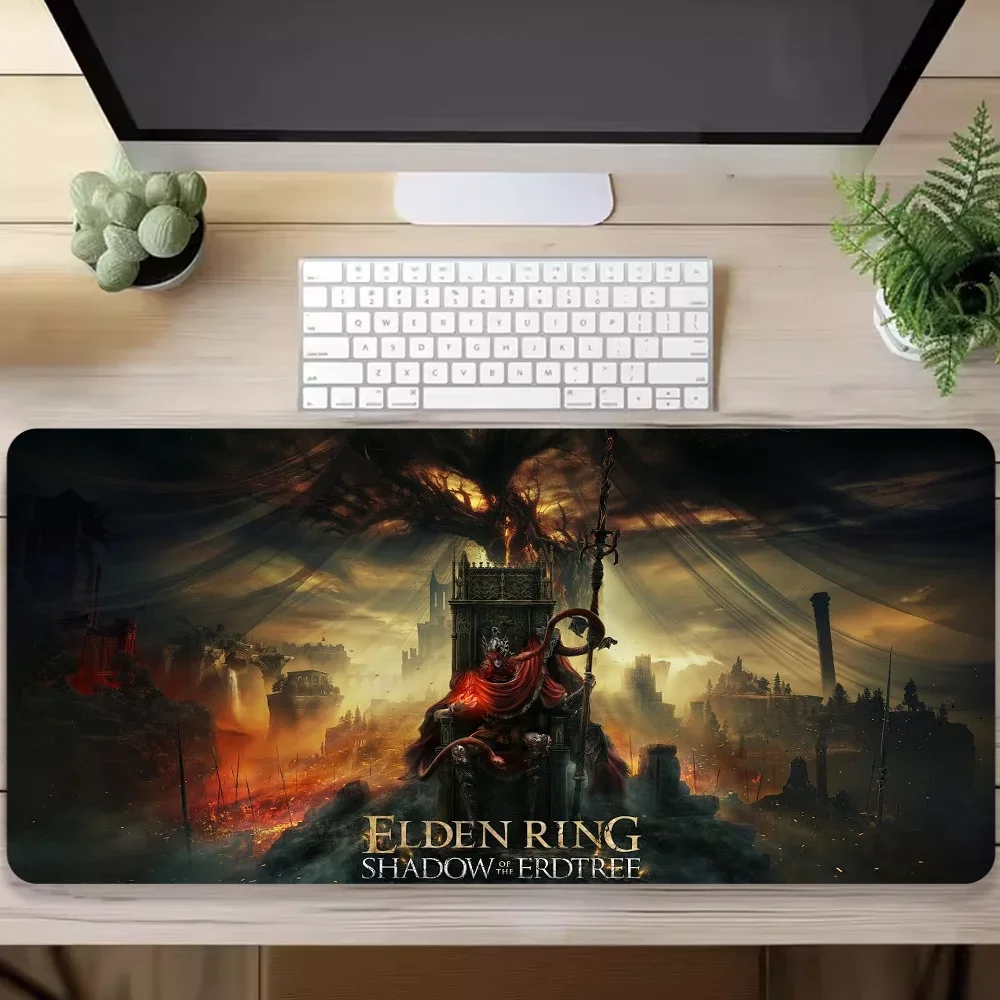 Game E-Elden Rings  Mousepad Large Gaming Compute Gamer PC Keyboard Mouses