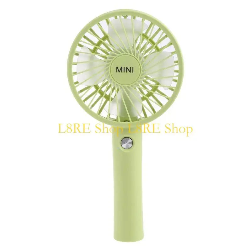 L8RE 1200MAH MINI FAN المحمولة مع قاعدة USB قابلة لإعادة الشحن مع مروحة شخصية للرياح من أفراد الأسرة طالب أفراد الأسرة