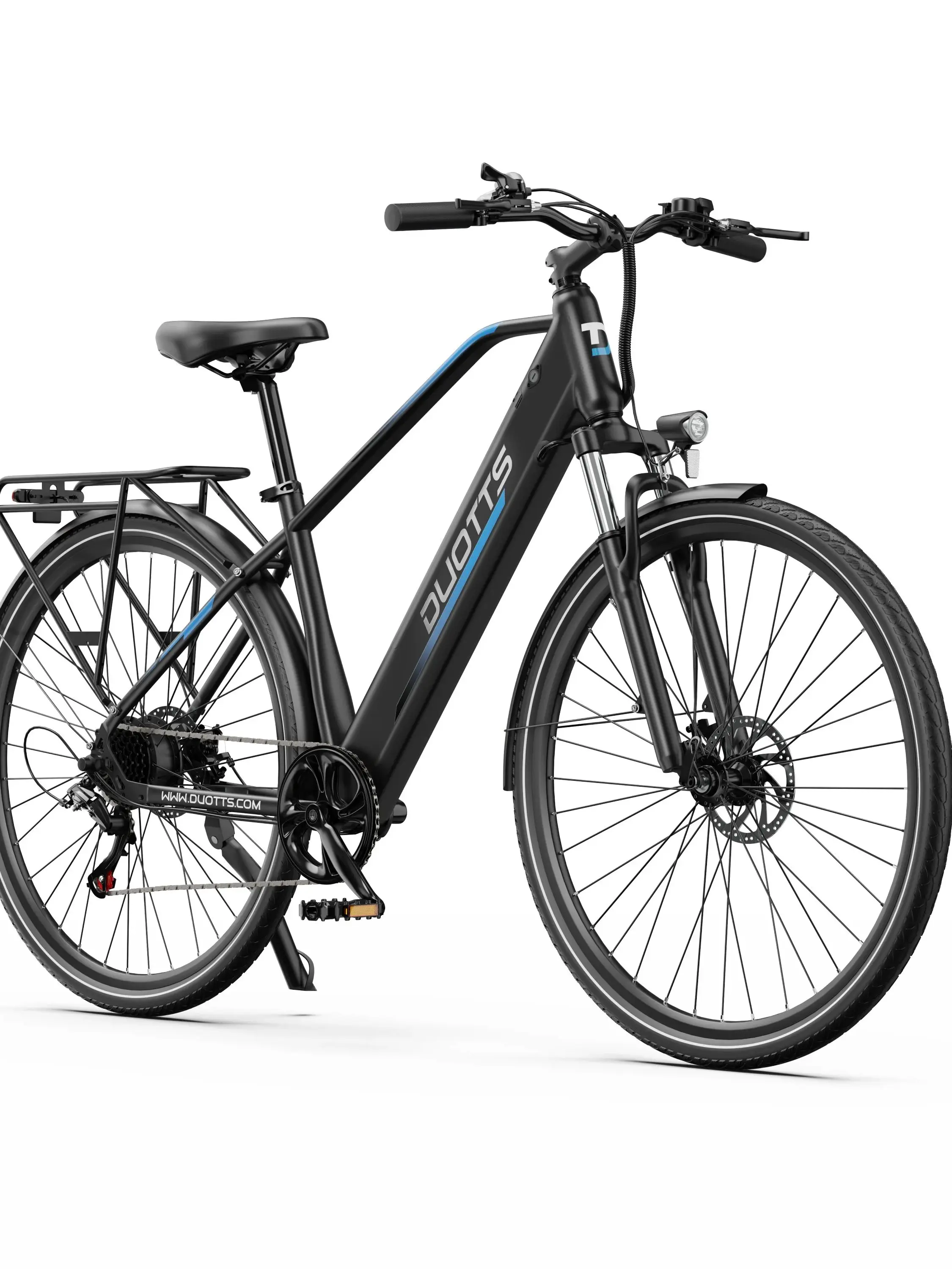 DUOTTS C29 Lite Elektrofahrrad für Erwachsene, 250 W Motor, EBike, 36 V, 13 Ah Batterie, 27,5 x 2,25 Zoll Reifen, City Commuter Elektrofahrrad