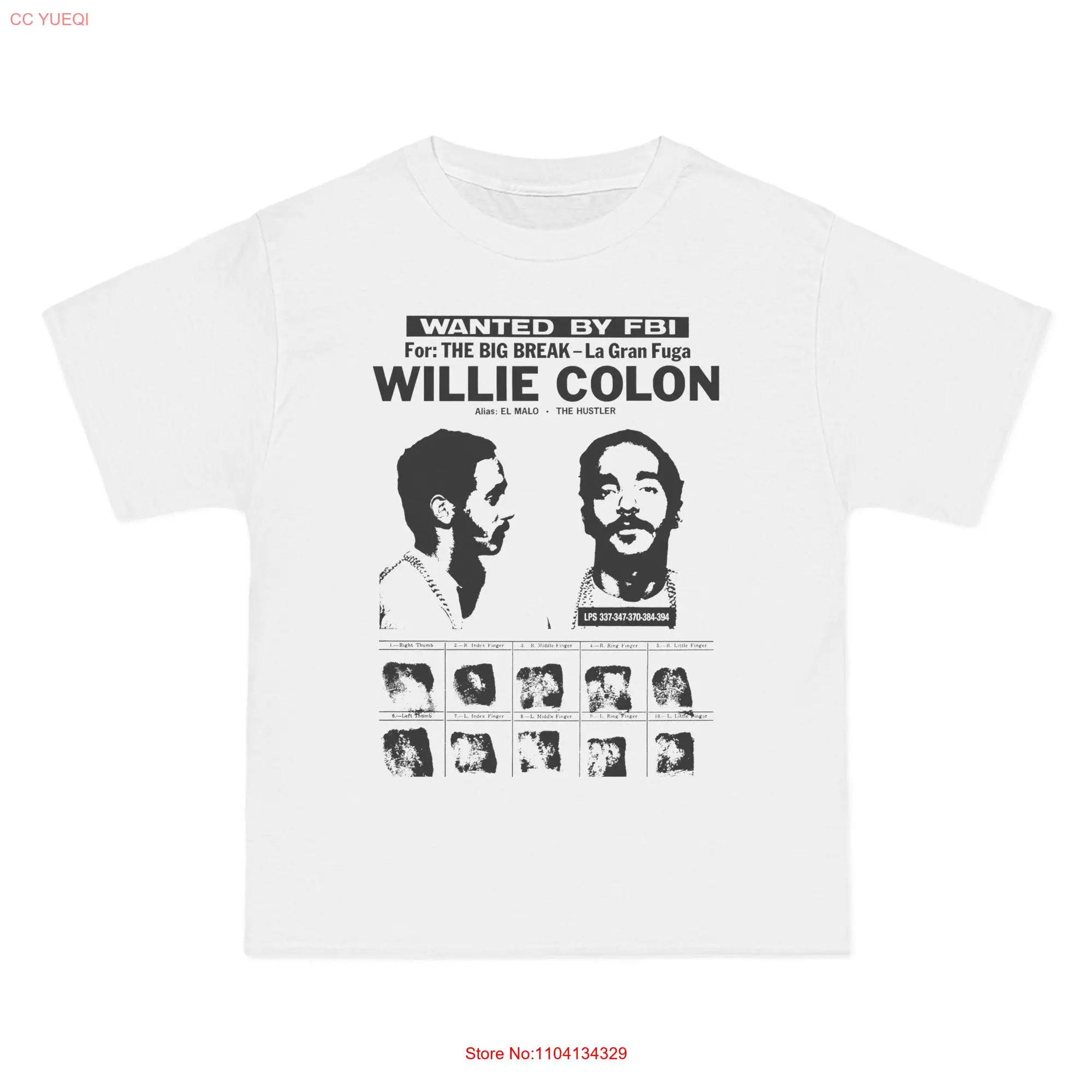 Willie Colon Hector Lavoe Beefy T  Shirt long or short sleeves