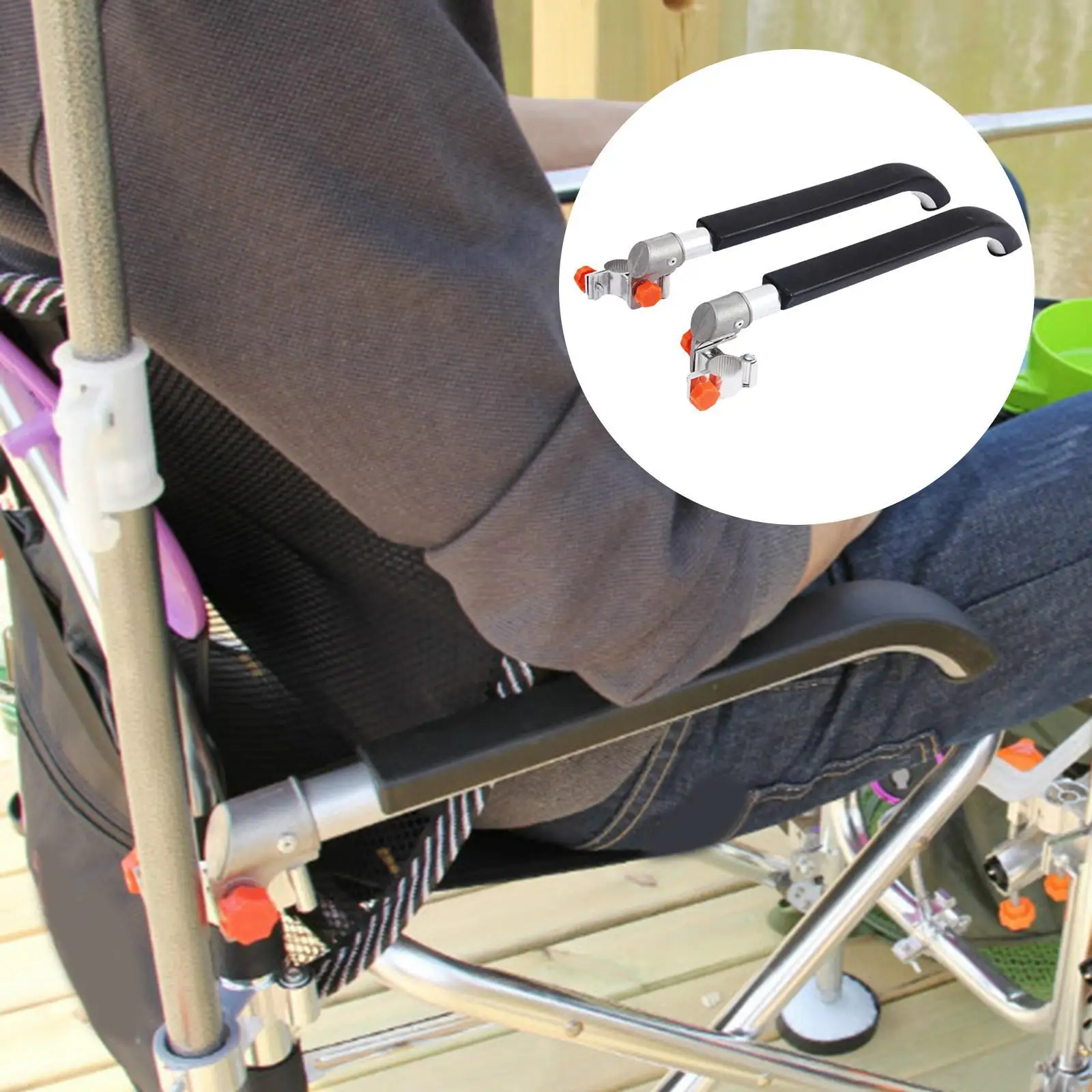 

Аксессуары для рыболовных стульев из алюминиевого сплава, двойное основание для пистолета, универсальная регулировочная основа для пистолета, рамка для зонта, защита от рыбы