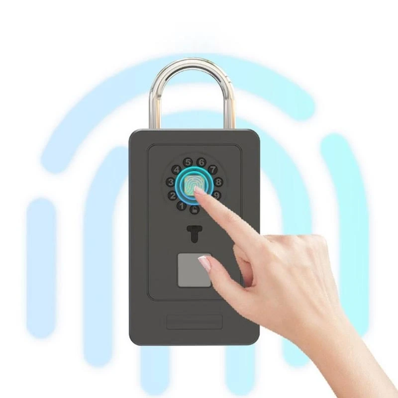 R1WD Wireless Holder Box Fingerprint Secure Storage Box Intelligent Box for Easy Access in Homes & Offices