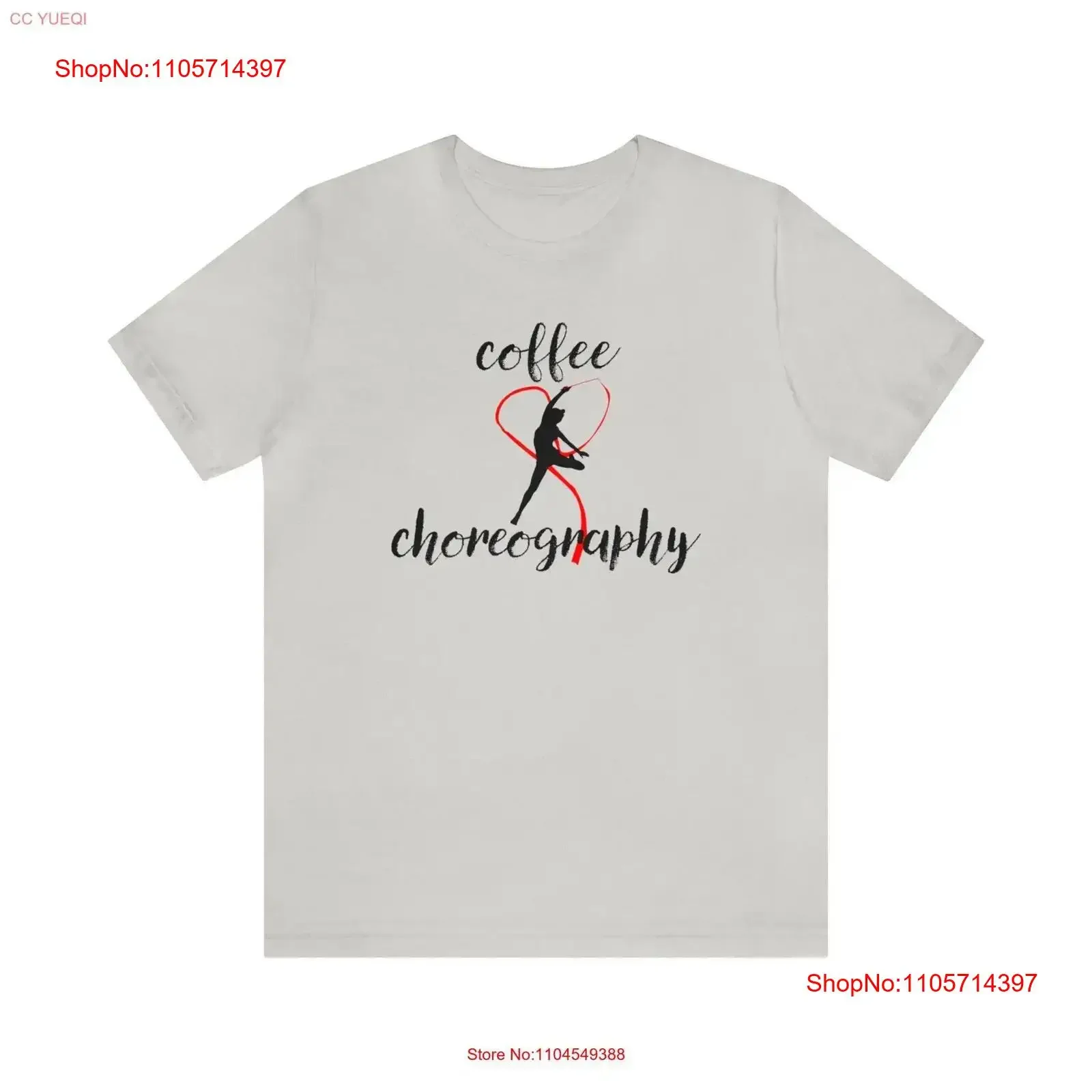 Dance Teacher T Shirt Coffee and Choreography Ribbon Dancer Ballet vintage Washed Stretched Top For Everyday Wear Casual