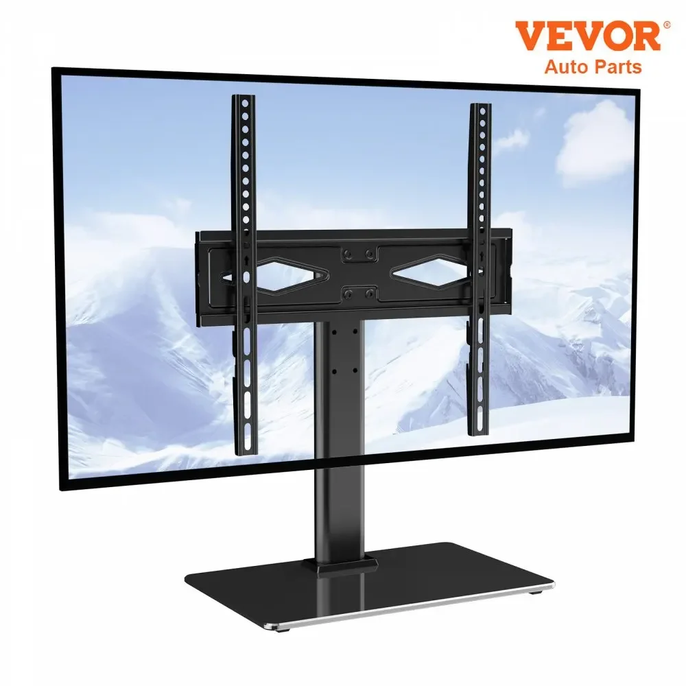 vevor universal swivel tv stand altura ajustavel portatil floor mount tv stand para 32 a 55 tvs 01