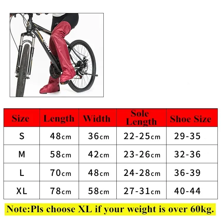 PVC Waterproof Knee Length Rain Pants Men Women Outdoor Hiking Camping Riding Waterproof Wading Pants Leg Cover Shoes Covers