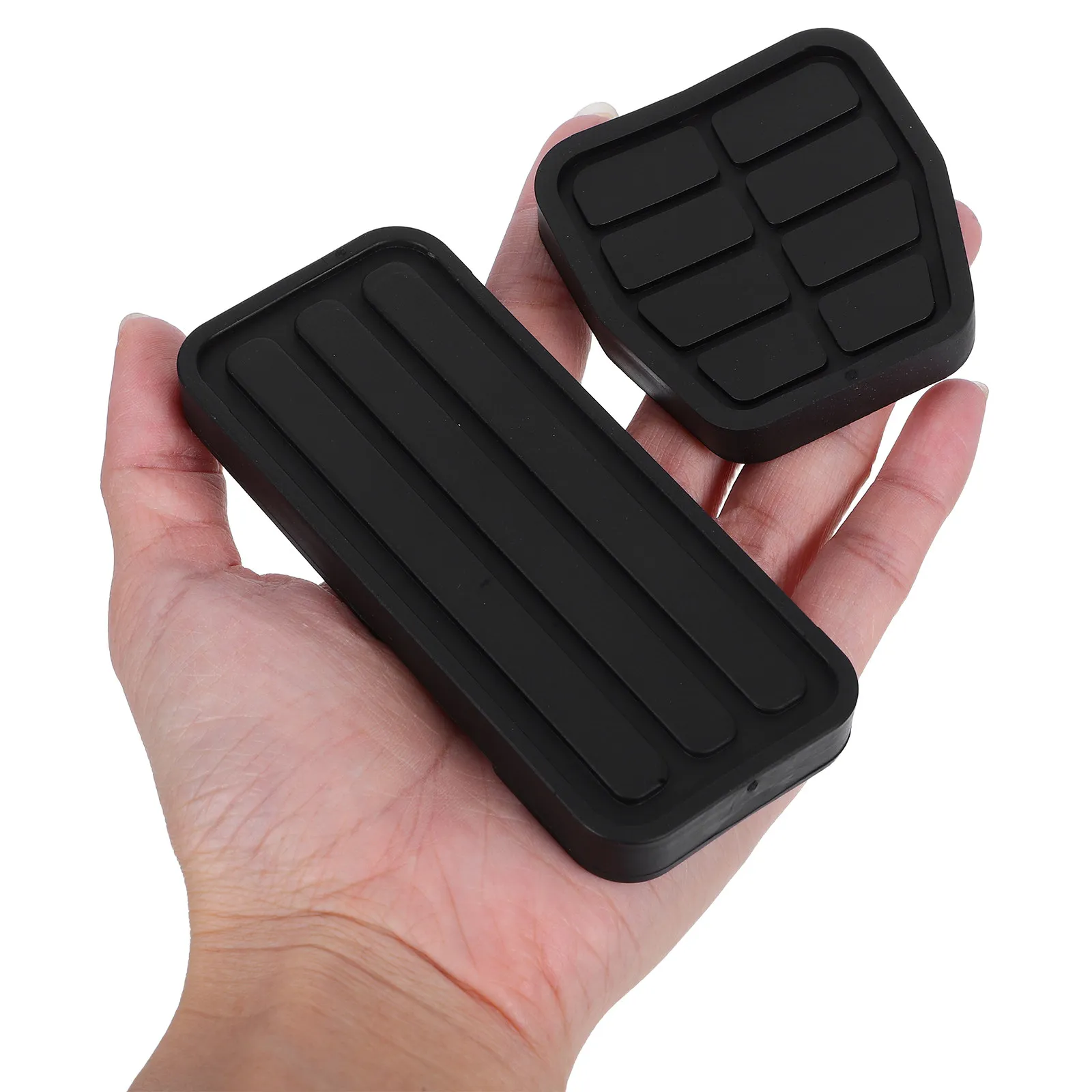 3Pcs Car Interior Pedal Pad Cover Kit Accelerator Brake Clutch Pedal Pads Non Slip Bottom Easy Maintenance Driving Fatigue