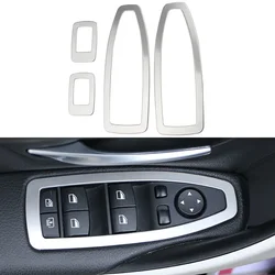 Car Door Window Switch Lift Panel Cover for BMW 3 Series F30 320i 328i 2013 - 2017 Sticker Trim Stainless Steel Accessories