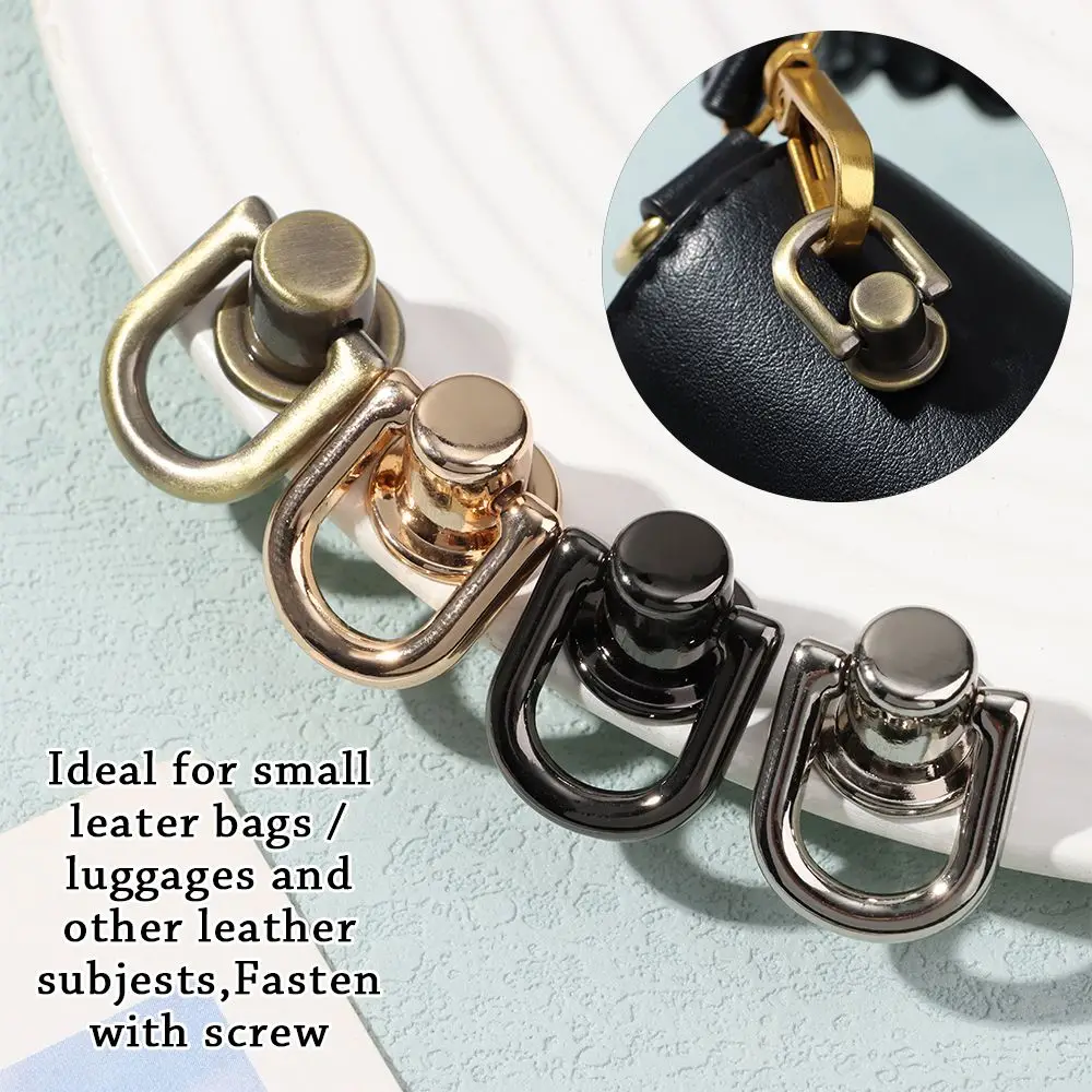 Leather Crafts Bag Snap Leather Craft Luggage Buckle Studs Button Nail Buckle Metal Bag Rivet Handbag Belt Connector